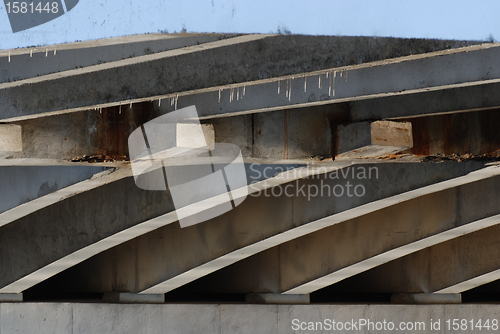 Image of Under the bridge closeup