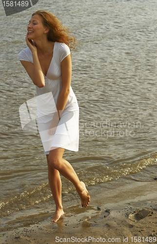Image of Woman on beach
