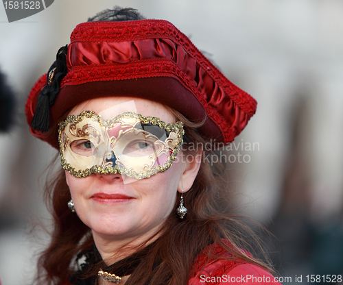 Image of Woman with a mask