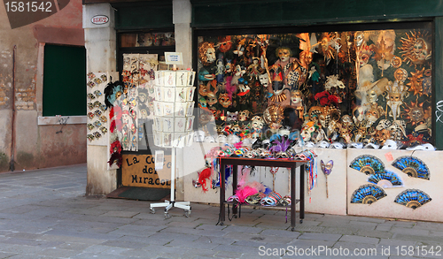 Image of Venetian masks shop