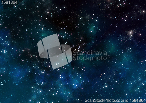 Image of stars in outer space