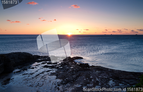 Image of ocean sunrise at wollongong