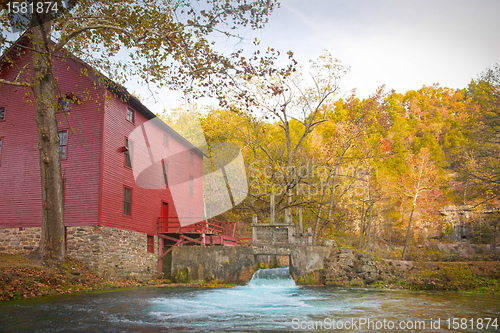 Image of alley spring mill house