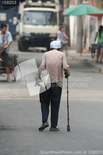 Image of Elderly chinese woman