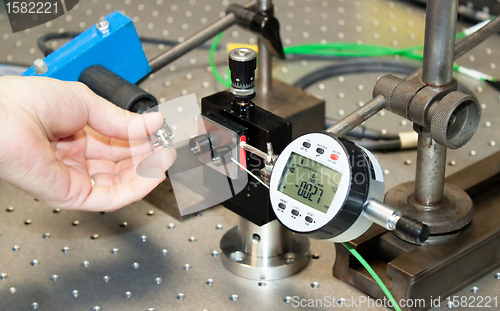 Image of control measurements in the development lab