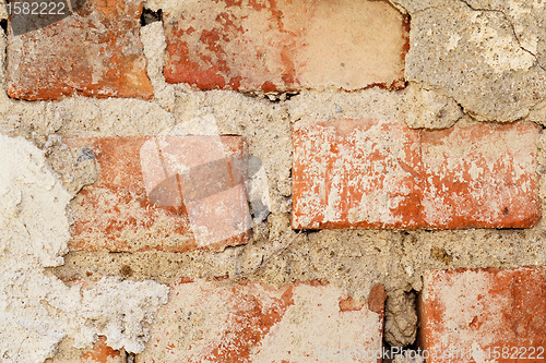 Image of red brick wall background