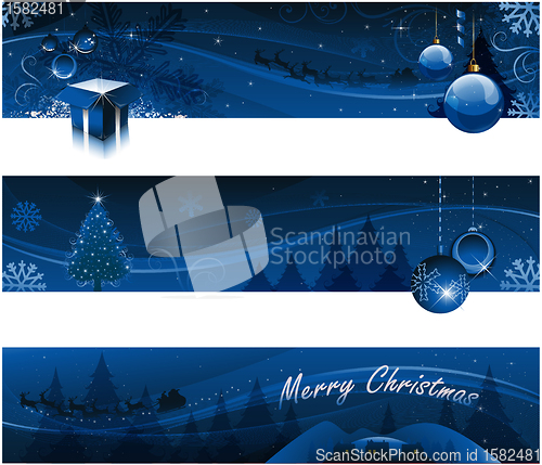 Image of Christmas greeting card design background