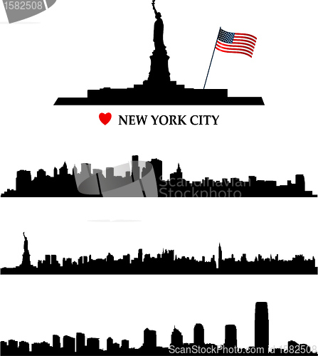 Image of New york cityscape background