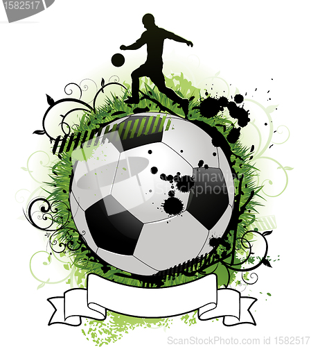 Image of soccer background illustration