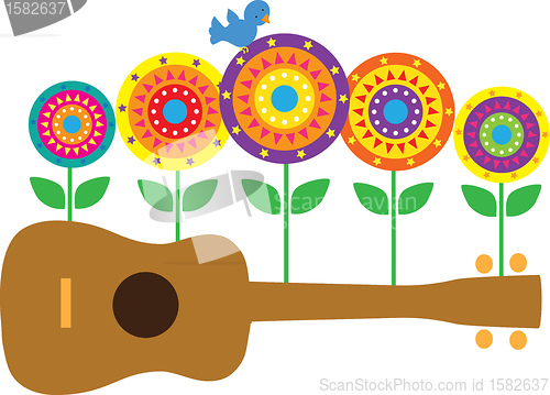 Image of Ukulele Flowers