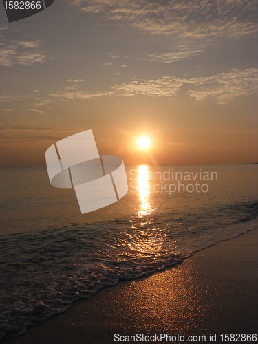 Image of caribbean sunrise