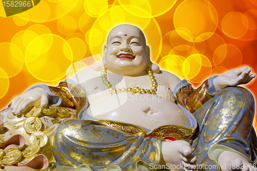 Image of Big Belly Maitreya Happy Laughing Buddha Statue