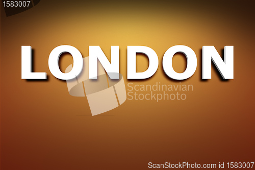 Image of London on the wall