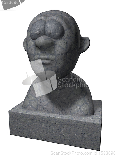 Image of cartoon bust