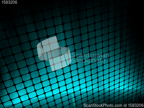 Image of Blue rays light 3D mosaic. EPS 8