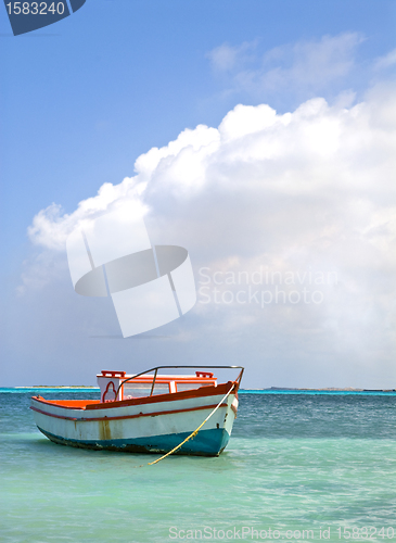 Image of Fisherman's boat in Aruba