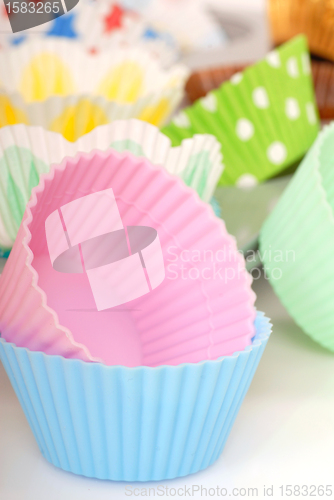 Image of Variety of cupcake liners