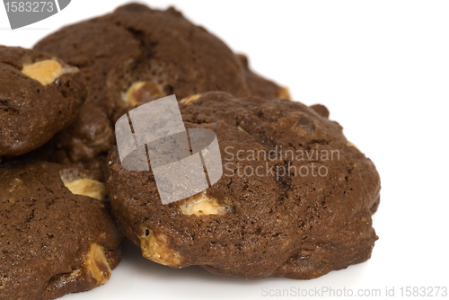 Image of Triple chocolate chip cookies