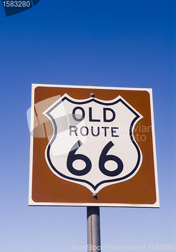 Image of Historic Old Route 66 Sign