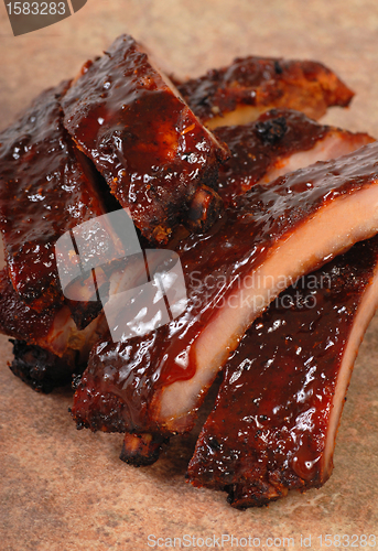 Image of Delicious BBQ ribs