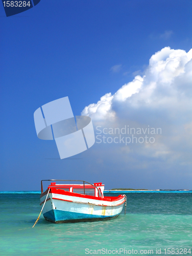 Image of Fisherman's boat in Aruba