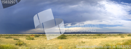 Image of Storm clouds forming in New Mexico along Route 66