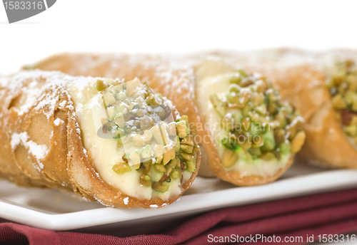 Image of Platter of Italian cannoli