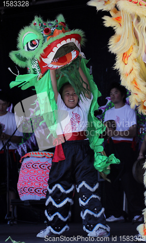 Image of Lion dancer