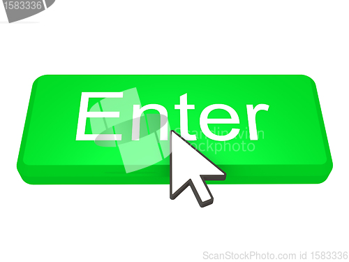 Image of Enter button with cursor