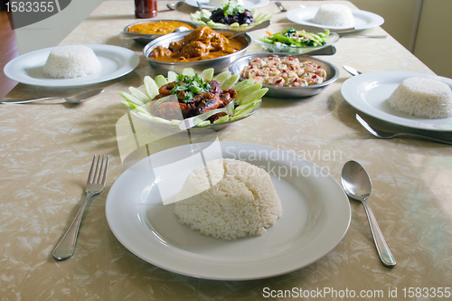 Image of Home Cooked Southeast Asian Meal