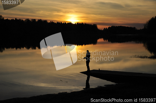 Image of Fishing in river