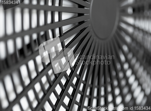 Image of Large industrial fan close-up