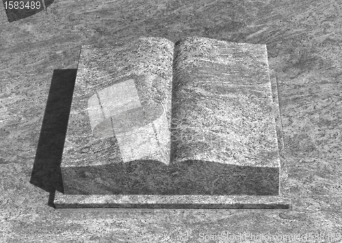 Image of stone book