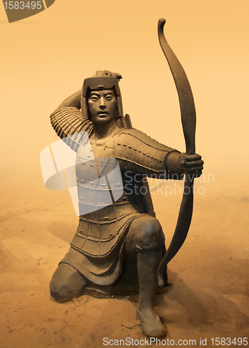 Image of archer sculpture