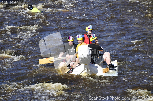 Image of A funny boat race