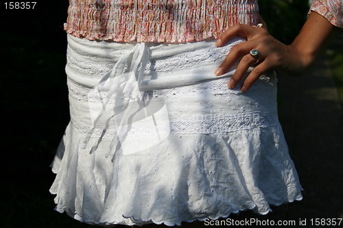 Image of Lovely white skirt
