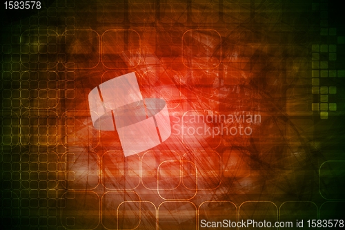 Image of Red technical background