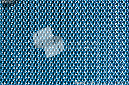 Image of Blue metal mesh plating