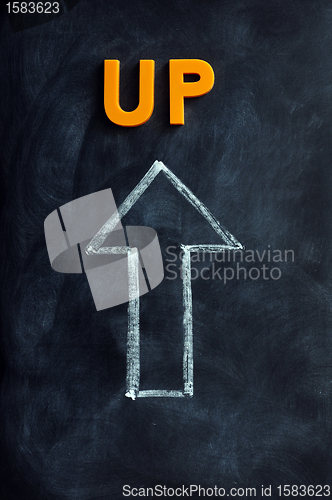 Image of Up arrow