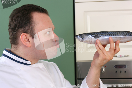 Image of Chef and fish