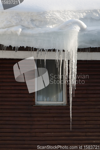 Image of Icicles on window