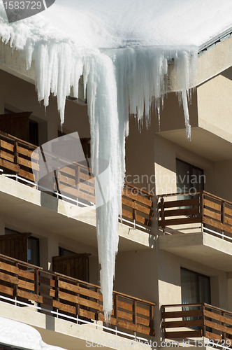 Image of Icicles on window