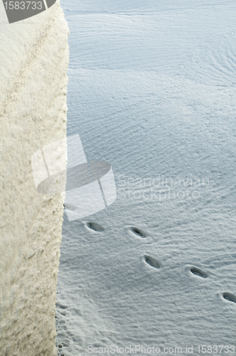 Image of Snow drifts and steps