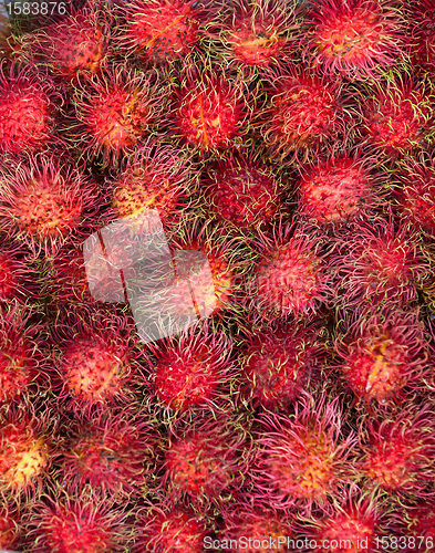 Image of Rambutans fruit background