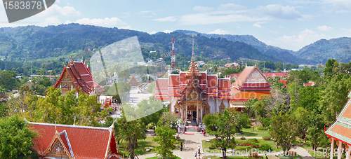 Image of Buddhist temple Wat Chalong, Thailand, Phuket