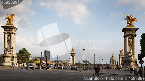 Image of Parisian sunset