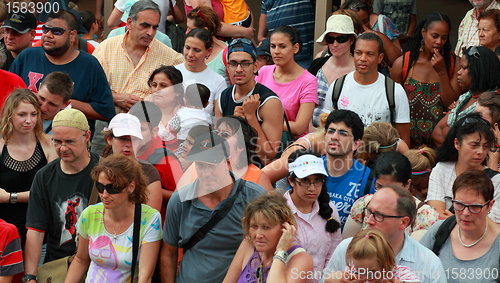 Image of Crowd of tourists