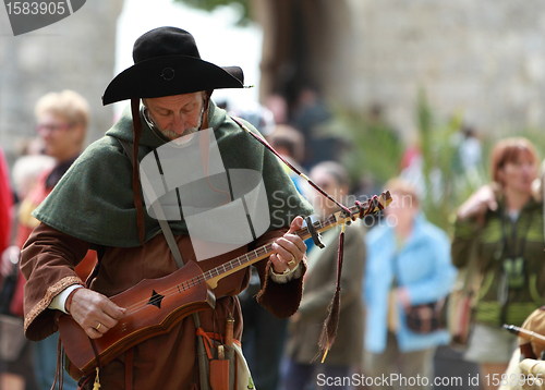 Image of Medieval troubadour