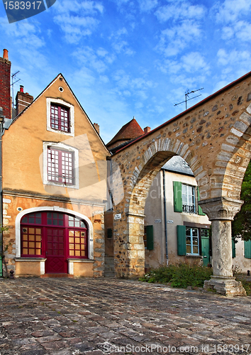 Image of Saint Hilaire Square in Le Mans,France