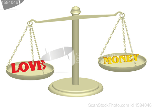 Image of love and money 